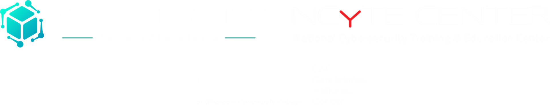 Logos for CCoE, NCyTE, and CCNC